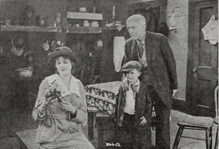 Helen Badgley, Jeanne Eagels, and Frederick Warde in The Fires of Youth (1917)