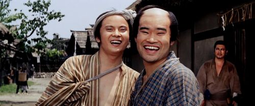 Shintarô Katsu and Osamu Sakai in Zatoichi the Outlaw (1967)