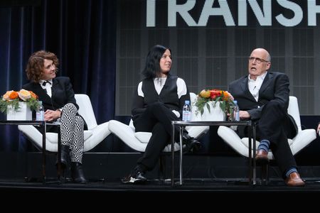 Jeffrey Tambor, Joey Soloway, and Andrea Sperling at an event for Transparent (2014)