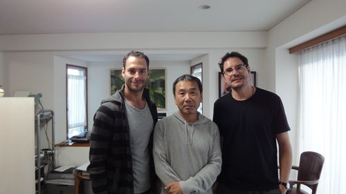 Haruki Murakami,Lucas Akoskin and Carlos Cuaron.