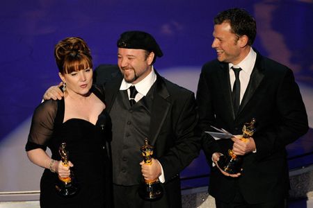 Barney Burman, Mindy Hall, and Joel Harlow at an event for The 82nd Annual Academy Awards (2010)