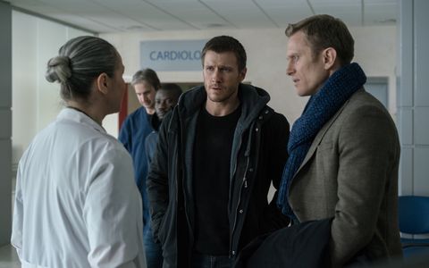 Neil Jackson and Patrick Heusinger in Absentia (2017)