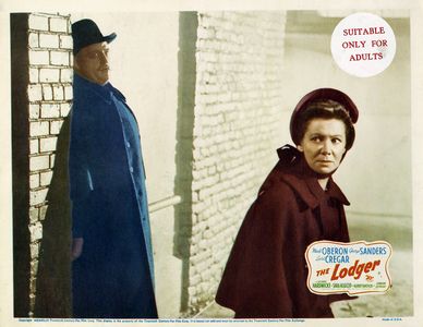 Laird Cregar and Queenie Leonard in The Lodger (1944)