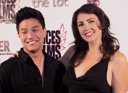 Sean Muramatsu and Madeline Merritt at Dances with Films for American Idiots
