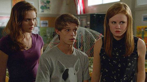 Colin Ford, Mackenzie Lintz, and Grace Victoria Cox in Under the Dome (2013)