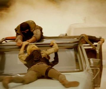 MacGyver Season 2 truck sequence- stunt double C.C. Ice and Stunt Team