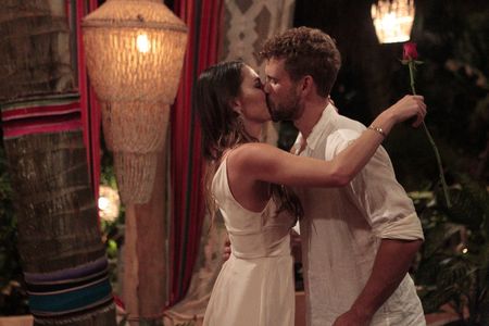 Nick Viall and Jennifer Saviano in Bachelor in Paradise (2014)