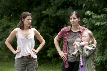 Audrey Marie Anderson, Alanna Masterson, and Meyrick Murphy in The Walking Dead (2010)