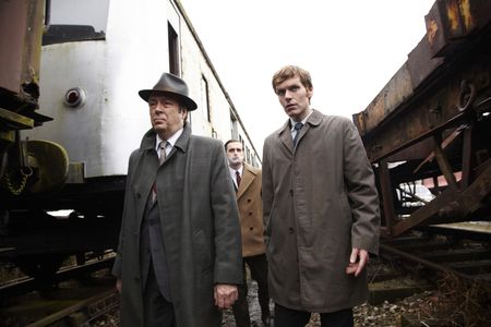 Roger Allam, Shaun Evans, and Jack Laskey in Endeavour (2012)