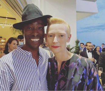Jean Jean and Tilda Swinton attending the Un Certain Regard dinner at Cannes 20211