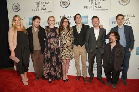 Busy Philipps, Sam Rockwell, Kat Coiro, Peter Dinklage, Justin Long, Evan Rachel Wood, and Keir O'Donnell at an event fo