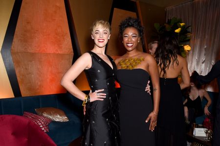 Samira Wiley and Lauren Morelli at an event for 75th Golden Globe Awards (2018)