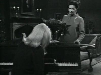 Joan Bennett and Nancy Barrett in Dark Shadows (1966)
