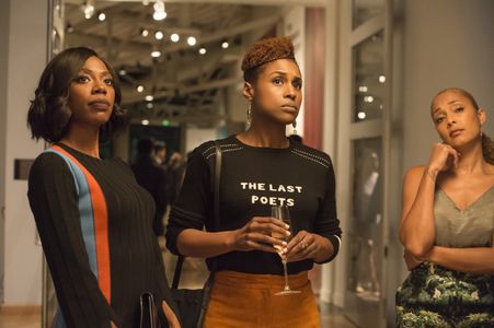 Amanda Seales, Yvonne Orji, and Issa Rae in Insecure (2016)