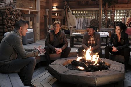 George Eads, Tristin Mays, Lucas Till, and Justin Hires in MacGyver (2016)