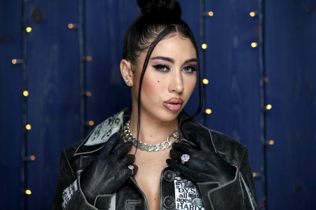 Kali Uchis at an event for Blast Beat (2020)