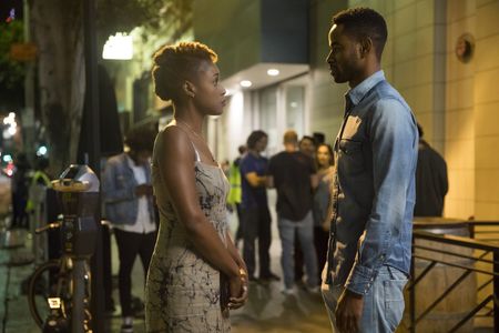 Jay Ellis and Issa Rae in Insecure (2016)