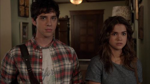 Maia Mitchell and David Lambert in The Fosters (2013)