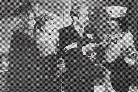 June Havoc, Adolphe Menjou, Pola Negri, and Martha Scott in Hi Diddle Diddle (1943)