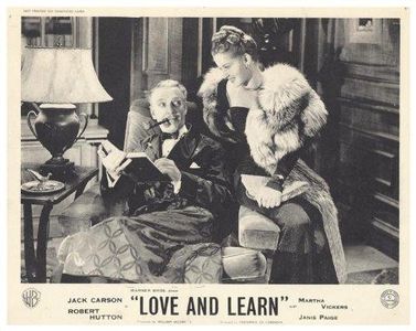 Otto Kruger and Martha Vickers in Love and Learn (1947)