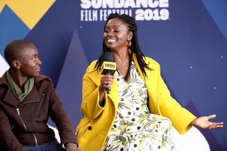 Aïssa Maïga and Maxwell Simba at an event for The IMDb Studio at Sundance (2015)