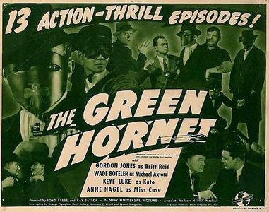 Wade Boteler, Gordon Jones, Cy Kendall, Keye Luke, and Phillip Trent in The Green Hornet (1940)
