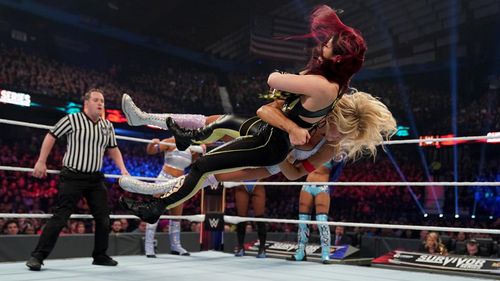 Ashley Fliehr and Masami Odate in WWE Survivor Series (2019)