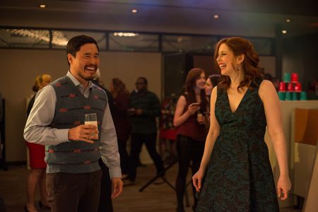 Randall Park and Vanessa Bayer in Office Christmas Party (2016)