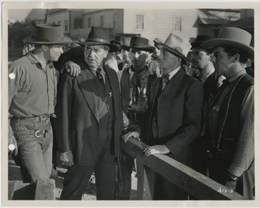 Noah Beery, Don 'Red' Barry, Kenne Duncan, Paul Fix, John Merton, and Carleton Young in A Missouri Outlaw (1941)