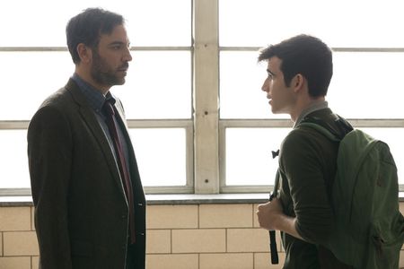 Josh Radnor and Ted Sutherland in Rise (2018)