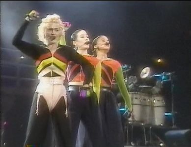 Madonna, Donna DeLory, and Niki Haris in Madonna: Blond Ambition World Tour Live (1990)