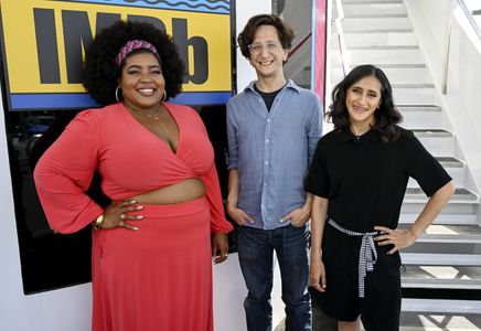 Paul Rust, Dulcé Sloan, and Aparna Nancherla at an event for The Great North (2021)
