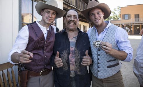Josh Plasse BTS of Calico Queens with Danny Trejo and Everett Moss