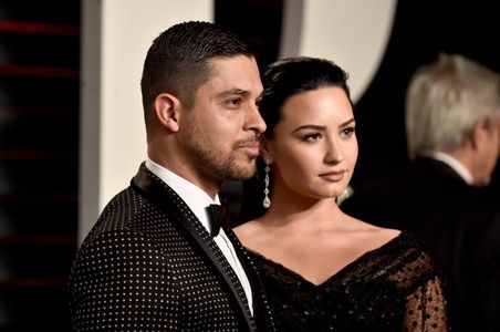 Wilmer Valderrama and Demi Lovato at an event for The Oscars (2016)