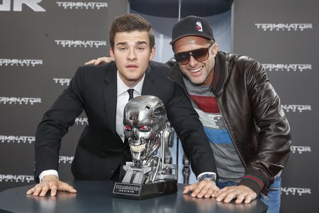 Bruno Eyron and Patrick Mölleken at an event for Terminator Genisys (2015)