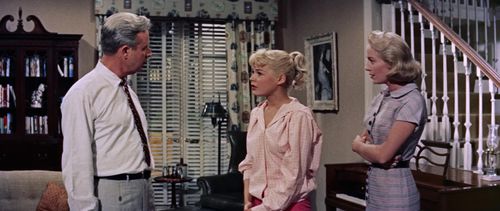 Sandra Dee, Mary LaRoche, and Arthur O'Connell in Gidget (1959)