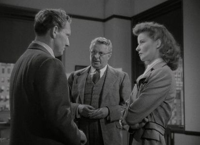 Katharine Hepburn, Spencer Tracy, and Reginald Owen in Woman of the Year (1942)