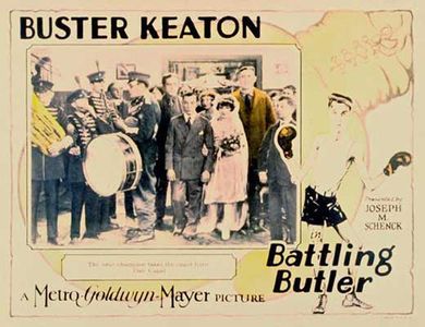 Buster Keaton, Snitz Edwards, Budd Fine, Walter James, and Sally O'Neil in Battling Butler (1926)