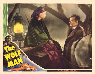 Claude Rains and Maria Ouspenskaya in The Wolf Man (1941)