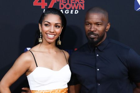 Jamie Foxx and Corinne Foxx at an event for 47 Meters Down: Uncaged (2019)