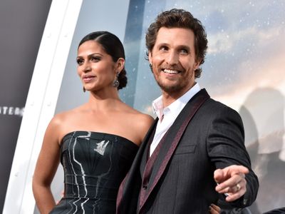Matthew McConaughey and Camila Alves McConaughey at an event for Interstellar (2014)