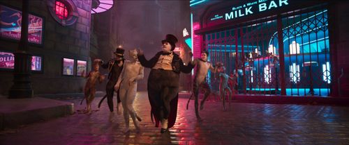 James Corden, Robbie Fairchild, Laurie Davidson, and Francesca Hayward in Cats (2019)