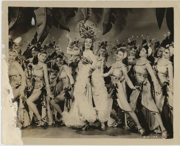 Alma Carroll, Connie Evans, Adele Mara, Gertrude Messinger, Shirley Patterson, Ezelle Poule, and Lupe Velez in Redhead f