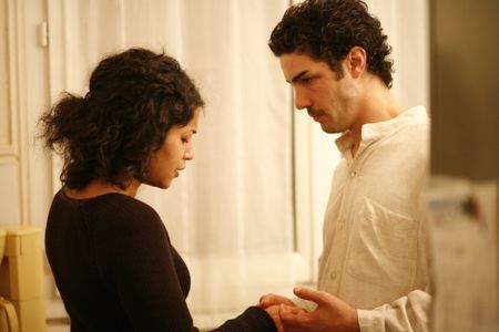 Leïla Bekhti and Tahar Rahim in A Prophet (2009)