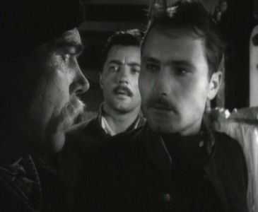 Vasiliy Shukshin, Stepan Krylov, and Harijs Liepins in Zolotoy eshelon (1959)