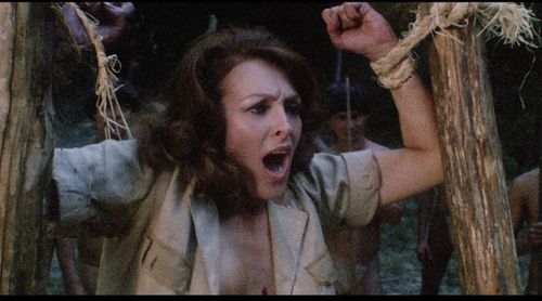 Nieves Navarro in Emanuelle and the Last Cannibals (1977)