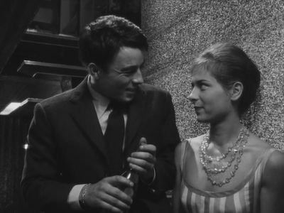 Gérard Blain and Juliette Mayniel in The Cousins (1959)