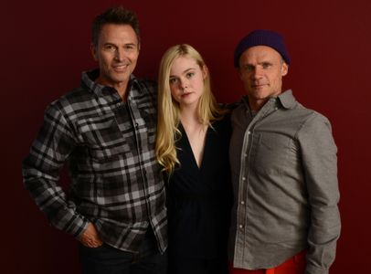 Tim Daly, Flea, and Elle Fanning at an event for Low Down (2014)