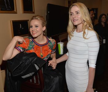 Kristen Bell and Amanda Noret at an event for Veronica Mars (2014)