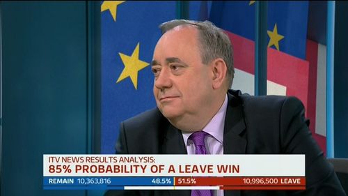 Alex Salmond in Referendum Result Live: ITV News Special (2016)